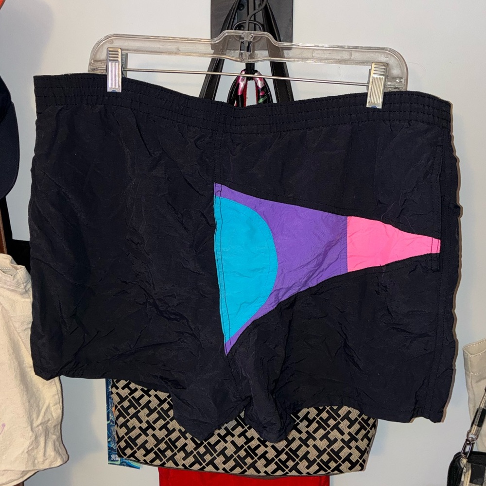 Board Gear Black Swim/Board Shorts with Drawstring